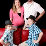 Babybauch in Familie