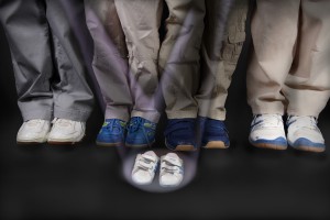 Nachwuchs die Schuhe