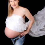 Babybauch Schleier