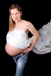 Babybauch Schleier