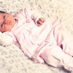 Baby weich gebettet