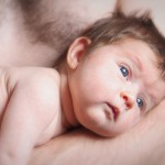 Babyblick bei Papa